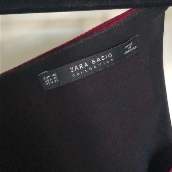 Velvet cami with lace details Zara - Picture 5 of 5